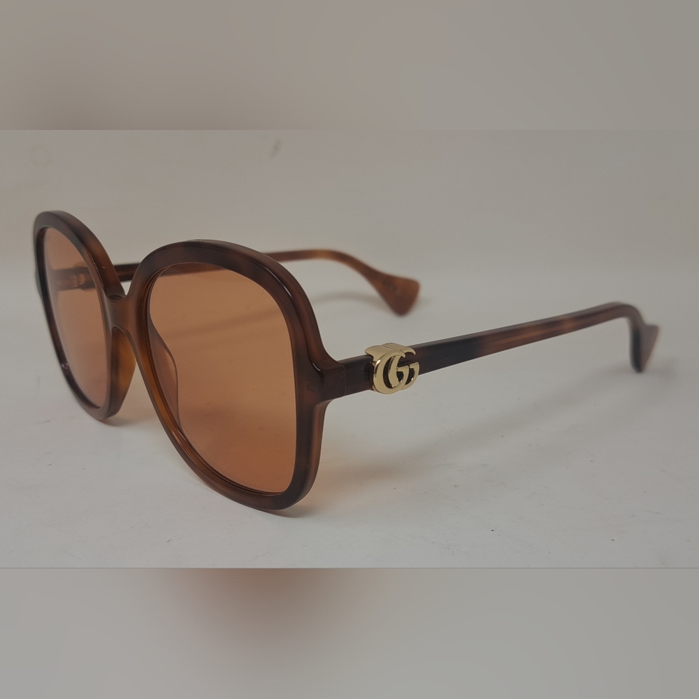 NWT Gucci Women's Sunglasses Havana Pink Butterfly GG 1178S 004 56-20-145 - Picture 12 of 16